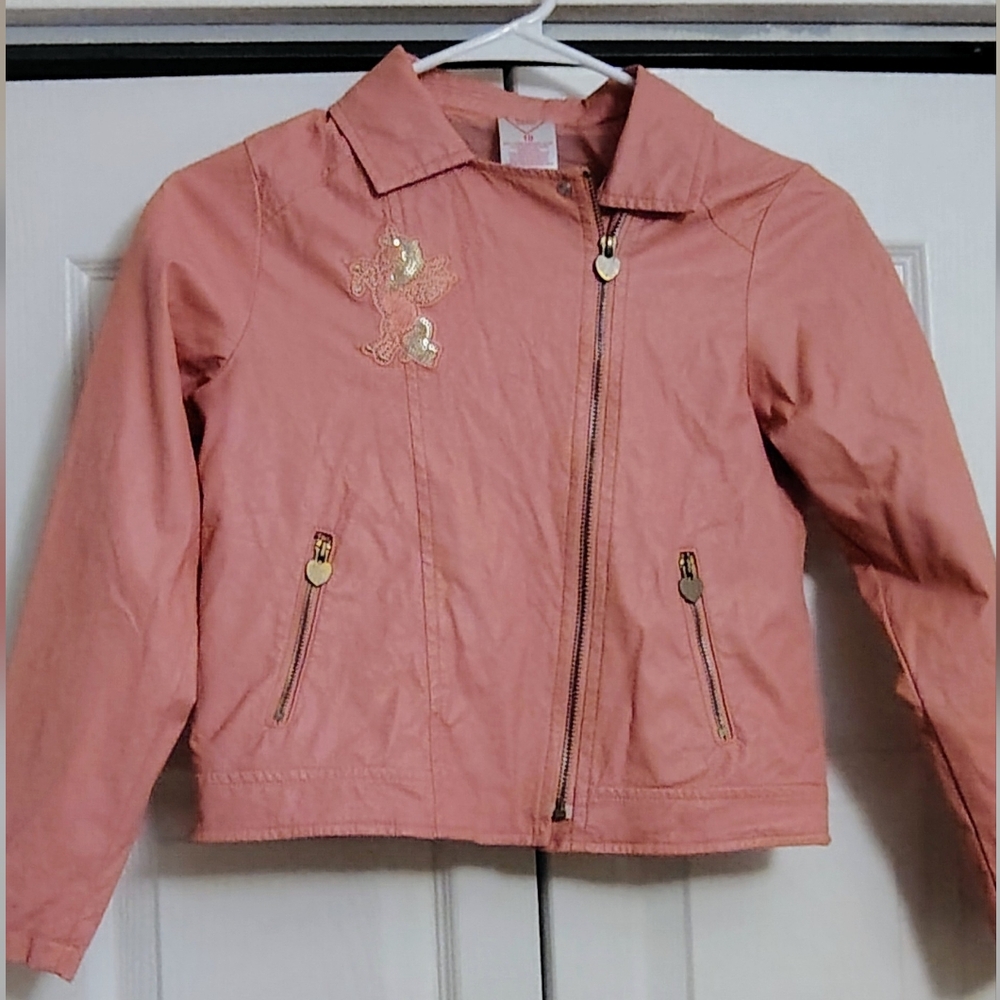 Adorable Pink Kids Jacket with Embroidered Unicorn